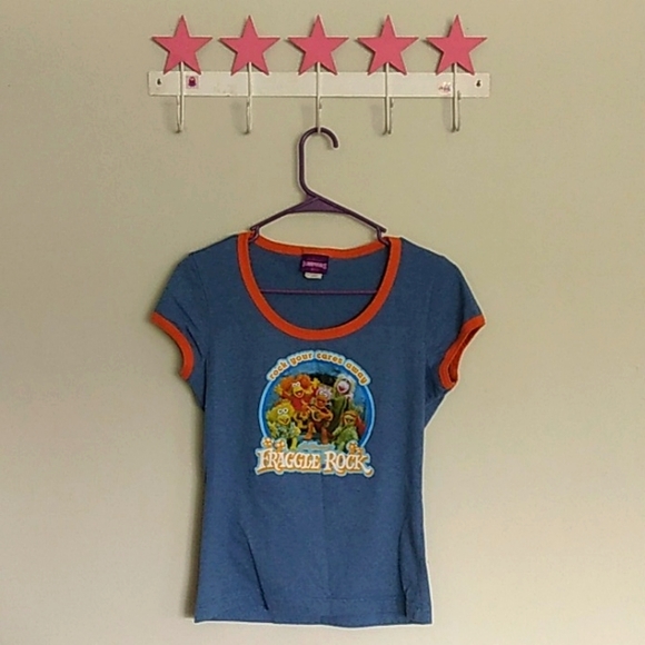 Y2K Fraggle Rock Ringer Tee - Picture 2 of 9